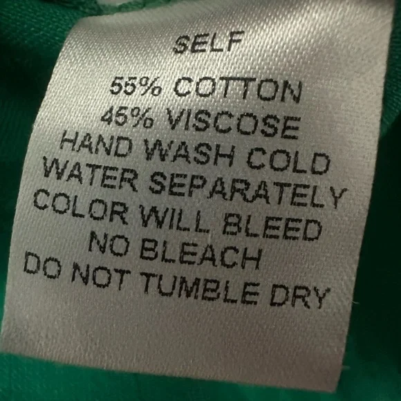 Korye Kelly Green Tie Waist Pull On Shorts Size Large Casual Coastal NWT - Picture 5 of 5